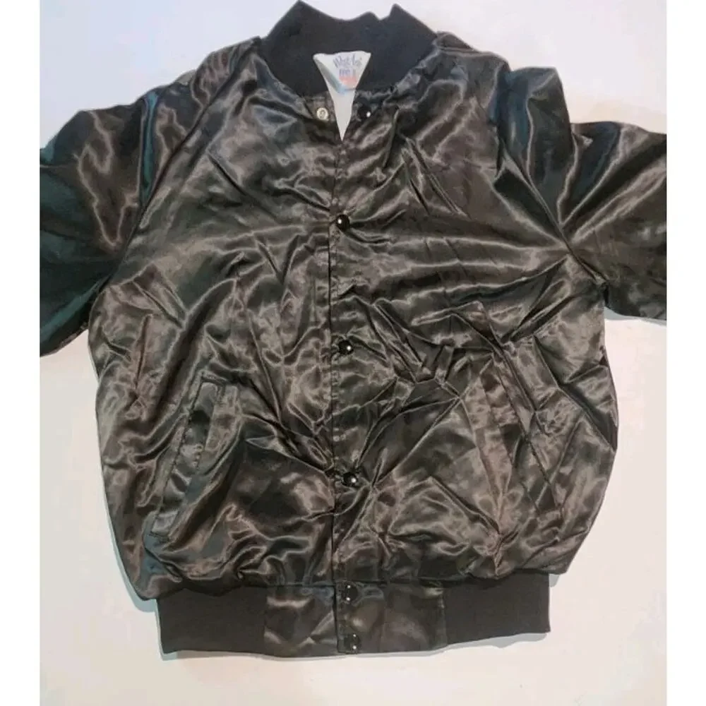Vintage 80's Encore Dance Studios satin jacket Small